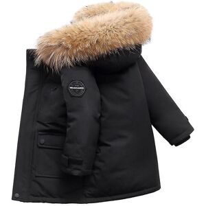 Unbranded (BLACK, 110cm) Boys Winter Jacket Kids Hooded Down Coats Warm Parka Unbranded (BLACK, 110cm) Boys Winter Jacket Kids Hooded Down Coats Warm Parka