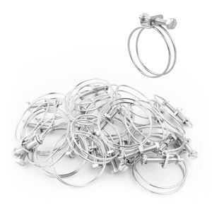 KCT - 50-55mm - Double Wire - Adjustable - Hose Clips KCT - 50-55mm - Double Wire - Adjustable - Hose Clips