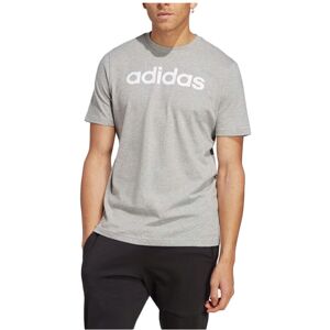 (Grey, L) Adidas Essentials Mens T Shirts Embroidered Logo (Grey, L) Adidas Essentials Mens T Shirts Embroidered Logo