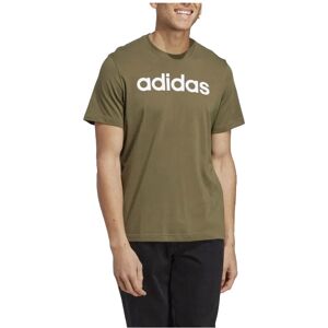 (Olive, S) Adidas Essentials Mens T Shirts Embroidered Logo (Olive, S) Adidas Essentials Mens T Shirts Embroidered Logo