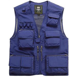 Unbranded (sapphire, XXXL) 2022 Fishing Vest Mesh Vest Fishing Jacket Multifunctional Out Unbranded (sapphire, XXXL) 2022 Fishing Vest Mesh Vest Fishing Jacket Multifunctional Out
