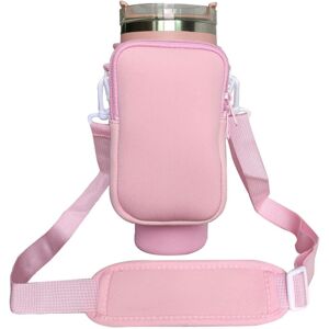 Unbranded (Pink) 40OZ Stanley Mug Cover With Adjustable Shoulder Strap, Water Bottle Cover Unbranded (Pink) 40OZ Stanley Mug Cover With Adjustable Shoulder Strap, Water Bottle Cover