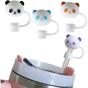 Unbranded (Set of 4 pearl bags) Popular Cartoon Silicone Straw Cap Stanley Water Cup Anima Unbranded (Set of 4 pearl bags) Popular Cartoon Silicone Straw Cap Stanley Water Cup Anima