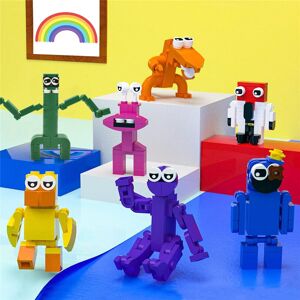 Unbranded Rainbow Friends Minifigure Building Blocks Set - Collectible Action Figures for Unbranded Rainbow Friends Minifigure Building Blocks Set - Collectible Action Figures for