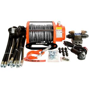 WINCHMAX 15,000lb Hydraulic Winch. 25m x 12mm Dyneema Rope. 24V System. WINCHMAX 15,000lb Hydraulic Winch. 25m x 12mm Dyneema Rope. 24V System.