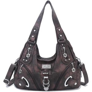 Unbranded ANGEL KISS KL15962-4 Casual Women Tote Handbag PU Leather Large Capacity Hobo Ba Unbranded ANGEL KISS KL15962-4 Casual Women Tote Handbag PU Leather Large Capacity Hobo Ba