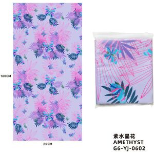 Unbranded (G6-yj-0602 amethyst flower, 80*160cm (waterproof matte bag)) Foreign Trade Prin Unbranded (G6-yj-0602 amethyst flower, 80*160cm (waterproof matte bag)) Foreign Trade Prin