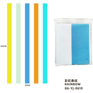 Unbranded (G6-yj-0610 rainbow stripe, 80*160cm (waterproof matte bag)) Foreign Trade Print Unbranded (G6-yj-0610 rainbow stripe, 80*160cm (waterproof matte bag)) Foreign Trade Print
