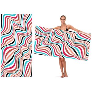 Unbranded (Colorful geometry waves, 75*150cm (OPP bag)) Foreign Trade Printed Beach Towel Unbranded (Colorful geometry waves, 75*150cm (OPP bag)) Foreign Trade Printed Beach Towel