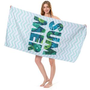 Unbranded (Green stripe, 80*160cm (waterproof matte bag)) Foreign Trade Printed Beach Towe Unbranded (Green stripe, 80*160cm (waterproof matte bag)) Foreign Trade Printed Beach Towe