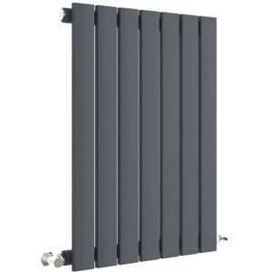 Balterley Square Horizontal Single Panel Radiator - 600mm x 412mm - 952 BTU - Anthracite Balterley Square Horizontal Single Panel Radiator - 600mm x 412mm - 952 BTU - Anthracite