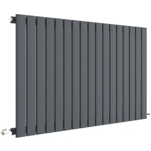 Balterley Square Horizontal Single Panel Radiator - 600mm x 992mm - 2313 BTU - Anthracite Balterley Square Horizontal Single Panel Radiator - 600mm x 992mm - 2313 BTU - Anthracite