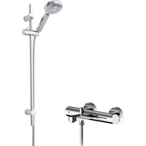 Balterley Pride Wall Mount Thermostatic Bath Shower Mixer Tap with Multi Function Slide Ra Balterley Pride Wall Mount Thermostatic Bath Shower Mixer Tap with Multi Function Slide Ra