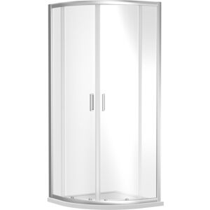 Balterley Quadrant 6mm Toughened Safety Glass Shower Enclosure - 800mm x 800mm - Chrome Balterley Quadrant 6mm Toughened Safety Glass Shower Enclosure - 800mm x 800mm - Chrome