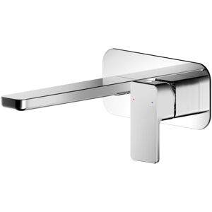 Balterley Square Wall Mount 2 Tap Hole Basin Mixer Tap & Back Plate - Chrome Balterley Square Wall Mount 2 Tap Hole Basin Mixer Tap & Back Plate - Chrome