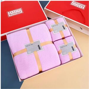 Unbranded (Purple;, 2 towels and 1 bath towel gift box) High Density Coral Velvet Towel, B Unbranded (Purple;, 2 towels and 1 bath towel gift box) High Density Coral Velvet Towel, B