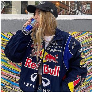 Unbranded (M) Rion Racing Jacket Vintage, Bomber Jacket Print, F1 Streetwear Jacket Y2k Unbranded (M) Rion Racing Jacket Vintage, Bomber Jacket Print, F1 Streetwear Jacket Y2k