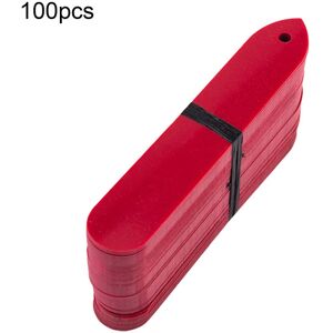 Unbranded (Red) 100pcs Plant Labels High Toughness Anti-deform Plastic Plant Tags Potted F Unbranded (Red) 100pcs Plant Labels High Toughness Anti-deform Plastic Plant Tags Potted F