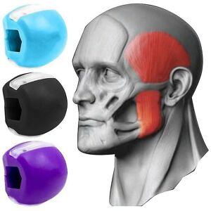 Unbranded (blue, 3pcs) 3 Pack Silicone Masseter Chew Ball Facial Muscle Jaw And Neck Muscl Unbranded (blue, 3pcs) 3 Pack Silicone Masseter Chew Ball Facial Muscle Jaw And Neck Muscl