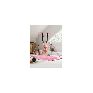 Unbranded (5-pink) Gymnastics Bar Training Kip Bar With Grips Unbranded (5-pink) Gymnastics Bar Training Kip Bar With Grips