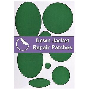 Unbranded (Green) Down Jacket Repair Patches Pre-cut, Self-adhesive, Soft, Waterproof Unbranded (Green) Down Jacket Repair Patches Pre-cut, Self-adhesive, Soft, Waterproof