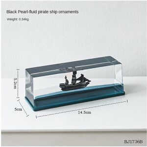 Unbranded (Black Pearl) Thousand Sunny Fluid Liquid Drift Bottl Creative Ship Sea Hourglas Unbranded (Black Pearl) Thousand Sunny Fluid Liquid Drift Bottl Creative Ship Sea Hourglas