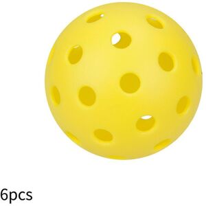 Unbranded (Yellow) 6 Pack Pickleball Balls High Elasticity 40 Holes Outdoor Pickleballs Hi Unbranded (Yellow) 6 Pack Pickleball Balls High Elasticity 40 Holes Outdoor Pickleballs Hi
