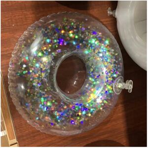 Unbranded (Full transparent color sequins) Inflatable Cup Holder Firebird Unicorn Summer I Unbranded (Full transparent color sequins) Inflatable Cup Holder Firebird Unicorn Summer I