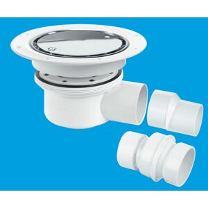McAlpine TSG52SS Two-Piece 50mm Water Seal Trapped Gully, Clamp Ring and Cover P McAlpine TSG52SS Two-Piece 50mm Water Seal Trapped Gully, Clamp Ring and Cover P