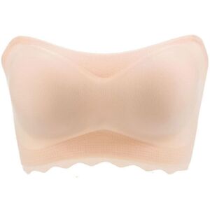 Unbranded (Apricot, 2XL) Fabulous One Strapless Bra ,plus Size Strapless Invisible Pushl U Unbranded (Apricot, 2XL) Fabulous One Strapless Bra ,plus Size Strapless Invisible Pushl U