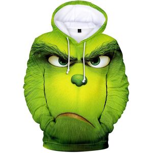 Unbranded (140cm child) Christmas Grinch Hoodie Men Women Casual Hooded Pullover Sweatshir Unbranded (140cm child) Christmas Grinch Hoodie Men Women Casual Hooded Pullover Sweatshir