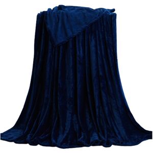 Unbranded (Dark Blue, 70x100cm) Coral Fleece Blankets Super Soft Shaggy Universal Solid-co Unbranded (Dark Blue, 70x100cm) Coral Fleece Blankets Super Soft Shaggy Universal Solid-co