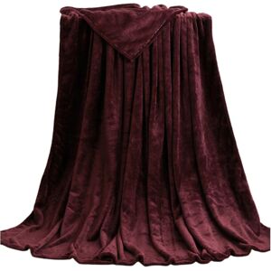Unbranded (Wine Red, 50x70cm) Coral Fleece Blankets Super Soft Shaggy Universal Solid-colo Unbranded (Wine Red, 50x70cm) Coral Fleece Blankets Super Soft Shaggy Universal Solid-colo
