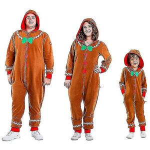 Unbranded (Kid, 2XL) Men's Family Gingerbread Cozy Jumpsuit, Comfy Gingerbread Cozy Christ Unbranded (Kid, 2XL) Men's Family Gingerbread Cozy Jumpsuit, Comfy Gingerbread Cozy Christ