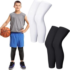Unbranded (XS) 2 Pairs Leg Sleeves Basketball Leg Sleeve Full Length Leg Compression Sleev Unbranded (XS) 2 Pairs Leg Sleeves Basketball Leg Sleeve Full Length Leg Compression Sleev