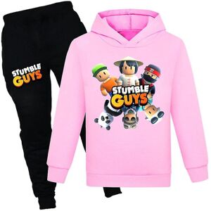 Unbranded (Pink, 13-14 Years) Kids Stumble Guys Pullover Hoodies And Sweatpants 2 Piece Ou Unbranded (Pink, 13-14 Years) Kids Stumble Guys Pullover Hoodies And Sweatpants 2 Piece Ou
