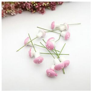 Unbranded (Small pink) 10 Simulation Plant Color Mushroom Foam Mushroom Small Mushroom Mic Unbranded (Small pink) 10 Simulation Plant Color Mushroom Foam Mushroom Small Mushroom Mic