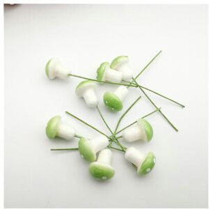 Unbranded (Small green) 10 Simulation Plant Color Mushroom Foam Mushroom Small Mushroom Mi Unbranded (Small green) 10 Simulation Plant Color Mushroom Foam Mushroom Small Mushroom Mi