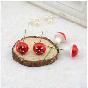 Unbranded (Extra 3.5cm red 1.3g) 10 Simulation Plant Color Mushroom Foam Mushroom Small Mu Unbranded (Extra 3.5cm red 1.3g) 10 Simulation Plant Color Mushroom Foam Mushroom Small Mu