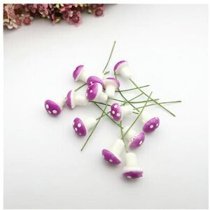 Unbranded (Small purple) 10 Simulation Plant Color Mushroom Foam Mushroom Small Mushroom M Unbranded (Small purple) 10 Simulation Plant Color Mushroom Foam Mushroom Small Mushroom M
