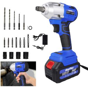 YouseaHome (with 2x6.0Ah Batteries) Brushless Impact Wrench Kit High Torque 3200RPM with 4p YouseaHome (with 2x6.0Ah Batteries) Brushless Impact Wrench Kit High Torque 3200RPM with 4p
