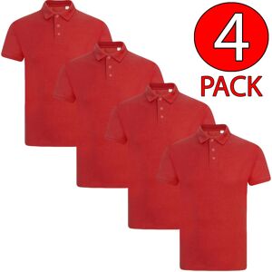 True Face (Red - Plain, XL) Men Polo Tshirt 4Pack Shortsleeve Plain Casual Top True Face (Red - Plain, XL) Men Polo Tshirt 4Pack Shortsleeve Plain Casual Top
