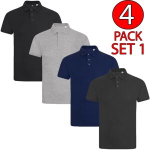 True Face (Set 1 - Plain, XL) Men Polo Tshirt 4Pack Shortsleeve Plain Casual Top True Face (Set 1 - Plain, XL) Men Polo Tshirt 4Pack Shortsleeve Plain Casual Top