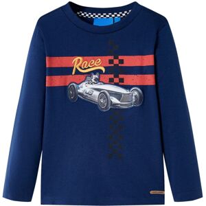 VidaXL (navy, 128 (7-8y)) Kids' T-shirt with Long Sleeves Children's T Shirt Tee Race C VidaXL (navy, 128 (7-8y)) Kids' T-shirt with Long Sleeves Children's T Shirt Tee Race C