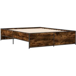 (smoked oak, 150 x 200 cm) vidaXL Bed Frame Bed Base Bedstead Black 120x200 cm E (smoked oak, 150 x 200 cm) vidaXL Bed Frame Bed Base Bedstead Black 120x200 cm E