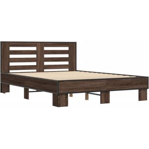 (brown oak, 120 x 190 cm) vidaXL Bed Frame Home Bed Base Sonoma Oak 90x200 cm En (brown oak, 120 x 190 cm) vidaXL Bed Frame Home Bed Base Sonoma Oak 90x200 cm En