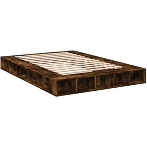 (smoked oak, 140 x 200 cm) vidaXL Bed Frame Home Bed Base Brown Oak 180x200 cm S (smoked oak, 140 x 200 cm) vidaXL Bed Frame Home Bed Base Brown Oak 180x200 cm S