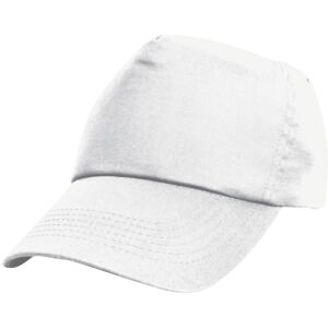 (One Size, White) Result Unisex Childrens/Kids Plain Basebll Cap (One Size, White) Result Unisex Childrens/Kids Plain Basebll Cap