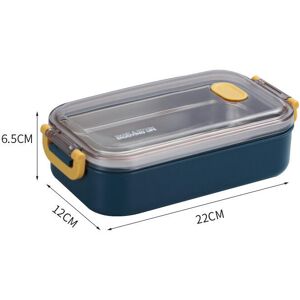 Unbranded (800ml single -layer classic blue) 304 Stainless Steel Double -Layer Insulation Unbranded (800ml single -layer classic blue) 304 Stainless Steel Double -Layer Insulation