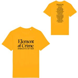 Gildan (XL) Element Of Crime Morgens Um Vier Tour T-Shirt Gelb T-Shirt S Gildan (XL) Element Of Crime Morgens Um Vier Tour T-Shirt Gelb T-Shirt S